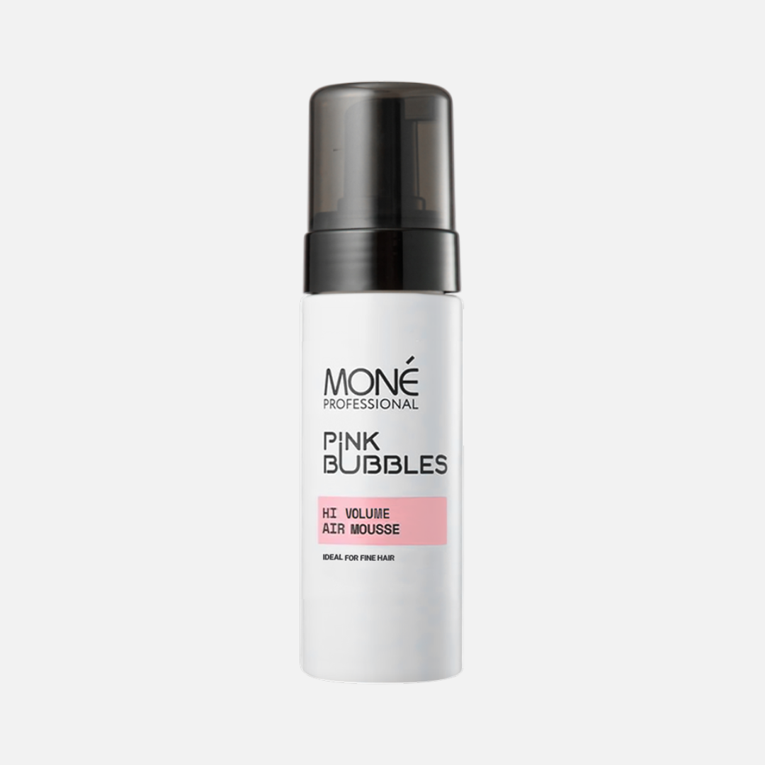 MONE PROFESSIONAL PINK BUBBLES HI VOLUME AIR MOUSSE,  мусс для дополнительной объёмной укладки, 150 мл