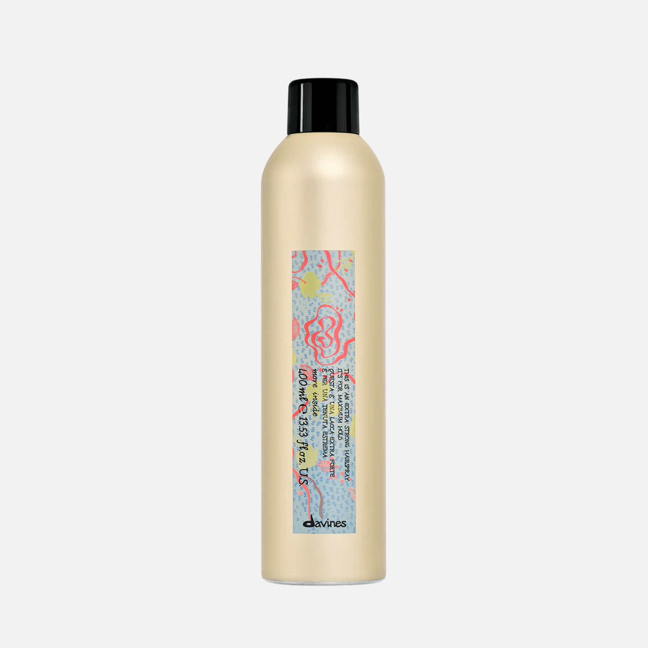 DAVINES MI EXTRA STRONG HOLD HAIR-SPRAY, лак экстрасильной фиксации, 400 мл