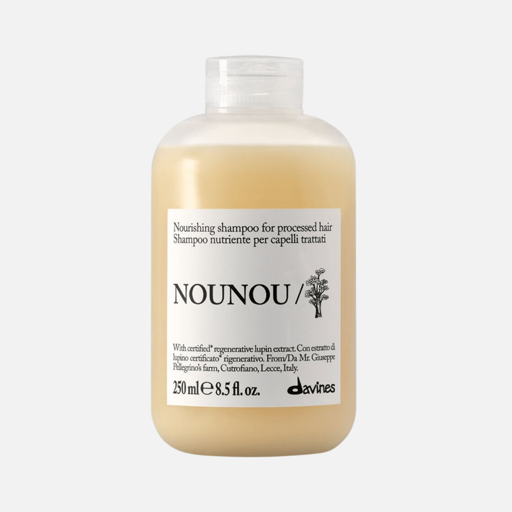 DAVINES NOUNOU, шампунь для сухих и поврежденных волос, 250 мл