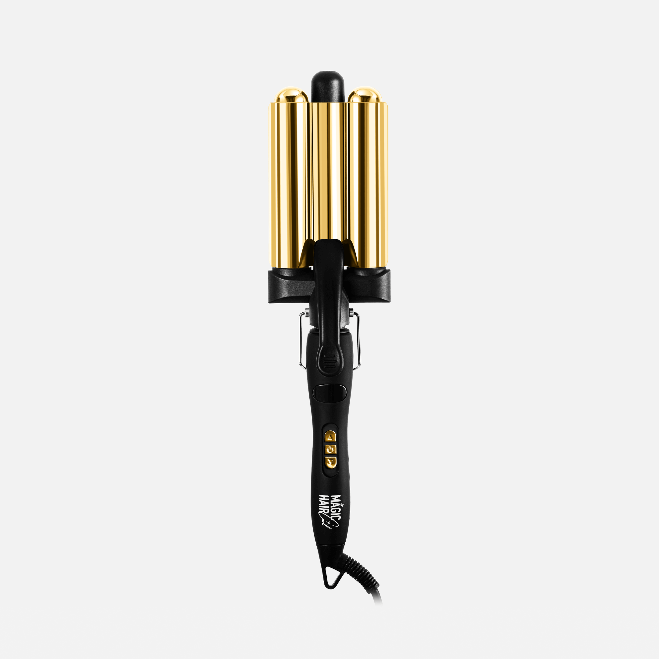 MAGIC HAIR CURL WAVES, тройная титановая плойка для волос, 25 мм