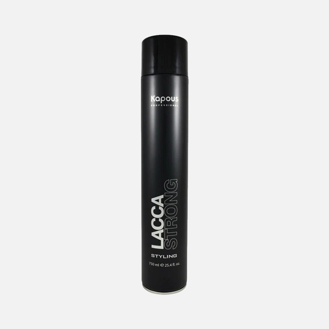 KAPOUS STUDIO PROFESSIONAL LACCA STRONG, аэрозольный лак сильной фиксации, 750 мл