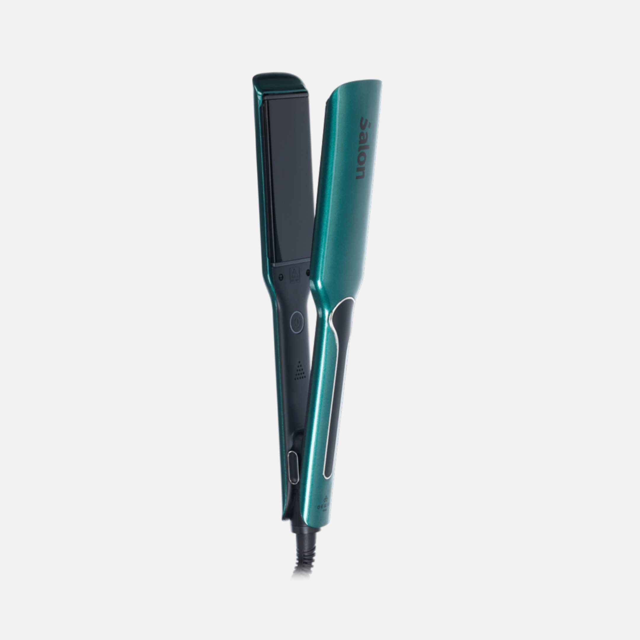 DEWAL PRO SALON 03-7731 Blue, щипцы для выпрямления волос изумруд, 45х100 мм