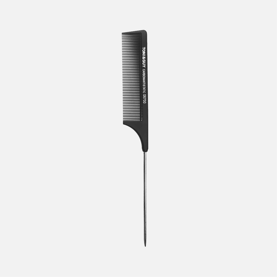 Расческа Toni&Guy карбоновая металлический хвостик, 06700