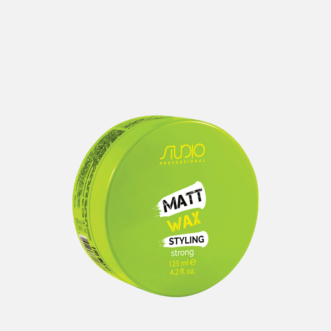 KAPOUS STUDIO PROFESSIONAL  MATT WAX, матовый воск сильной фиксации, 125 мл