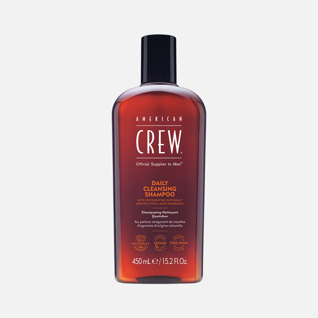 AMERICAN CREW DAILY CLEANSING SHAMPOO, шампунь очищающий для ежедневного ухода, 450 мл