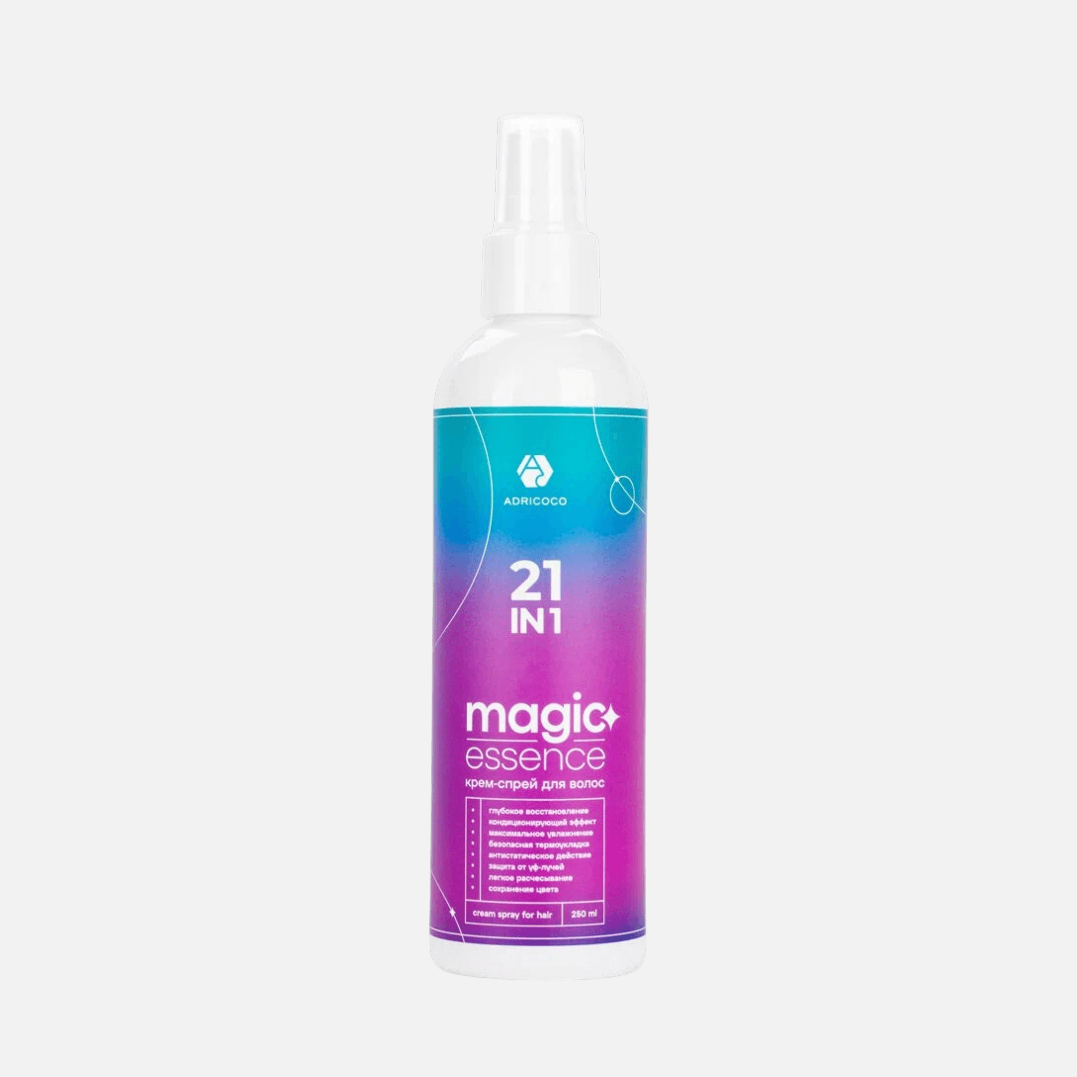 ADRICOCO MAGIC ESSENCE, Крем - спрей для волос 21 в 1 мультифункциональный, 250мл
