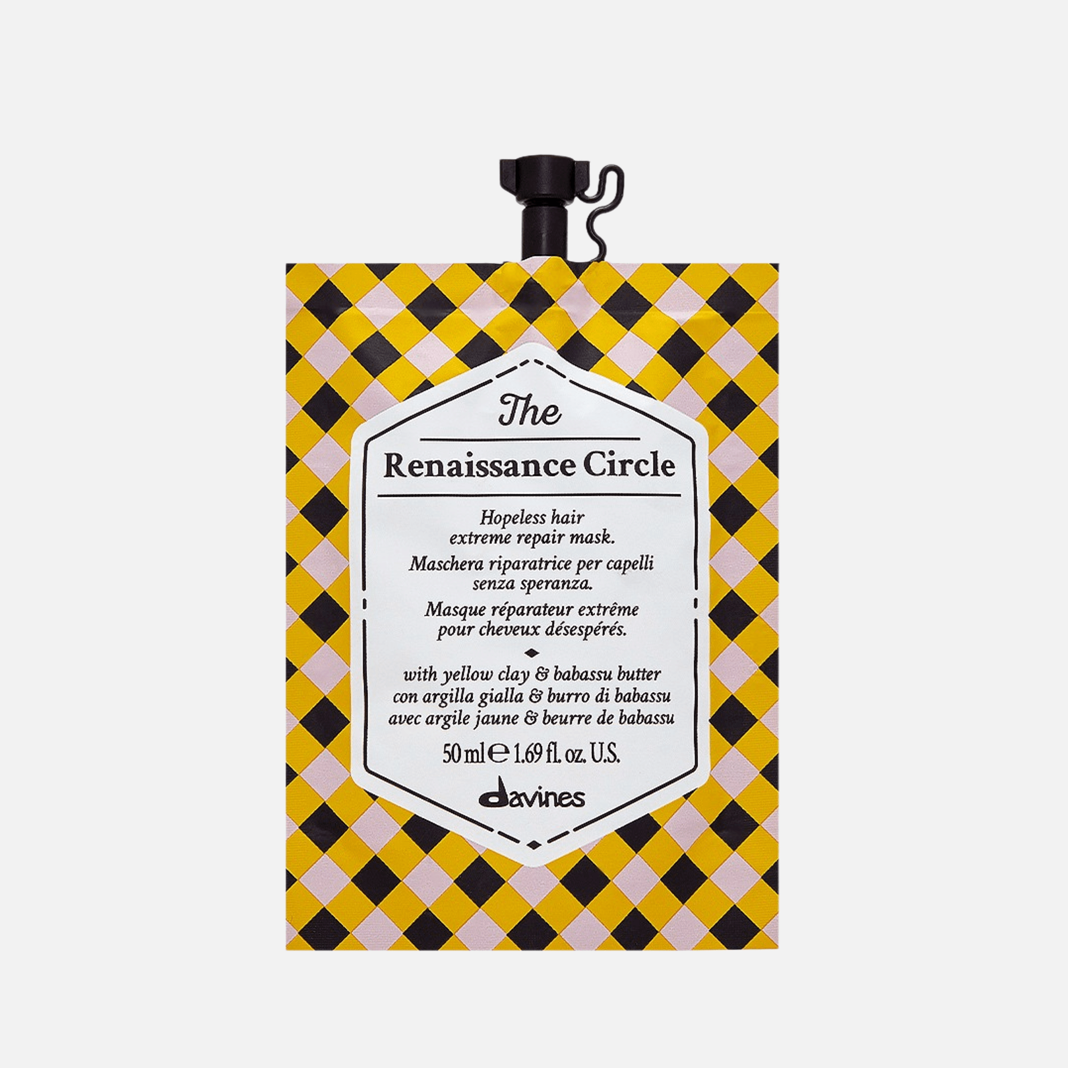 DAVINES THE RENAISSANCE CIRCLE, восстанавливающая маска для повреждённых волос , 50 мл
