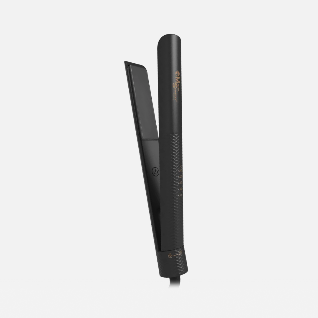 MARK SHMIDT 319 BLACK, щипцы-выпрямители для волос с титановым покрытием