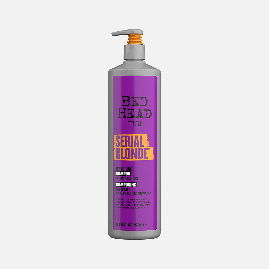 TIGI BED HEAD SERIAL BLONDE, восстанавливающий шампунь для блондинок, 970 мл