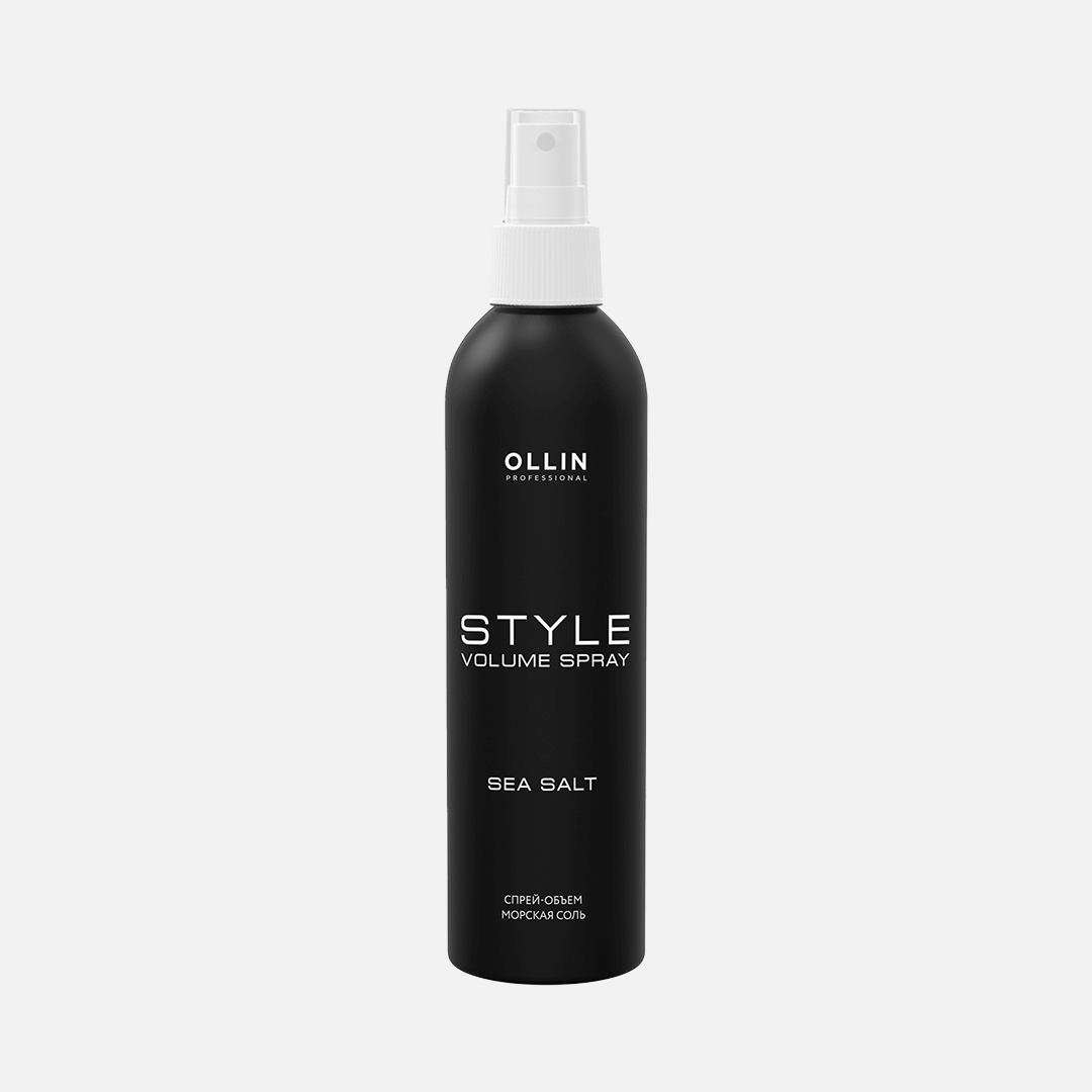 OLLIN STYLE, спрей-объем для волос морская соль, 250 мл
