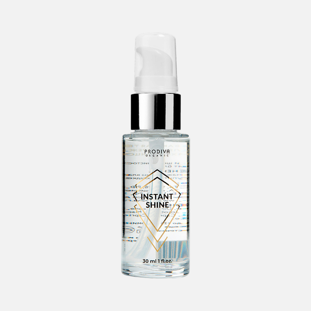 PRODIVA INSTANT SHINE, Термозащитная сыворотка для поврежденных волос и секущихся концов, 30 мл