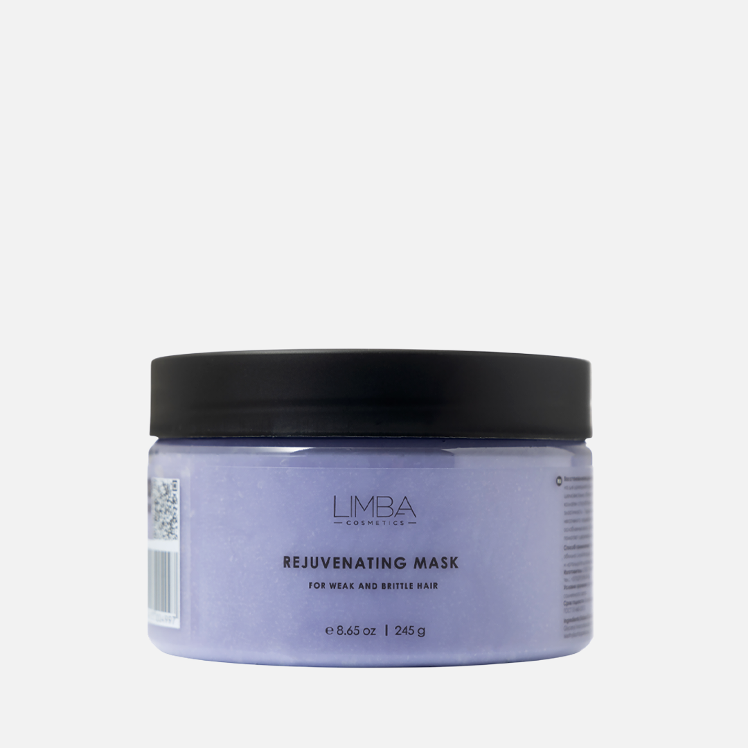 LIMBA COSMETICS REJUVENATING MASK, восстанавливающая маска для ослабленных и ломких волос, 245 г