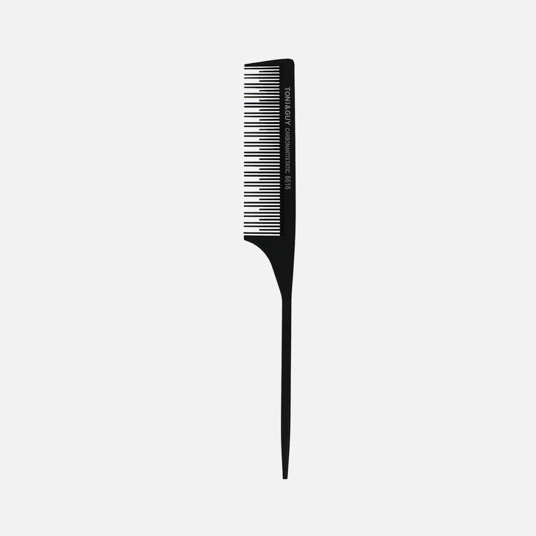 Расческа Toni&Guy с карбоновым антистатическим покрытием хвостик , 8616