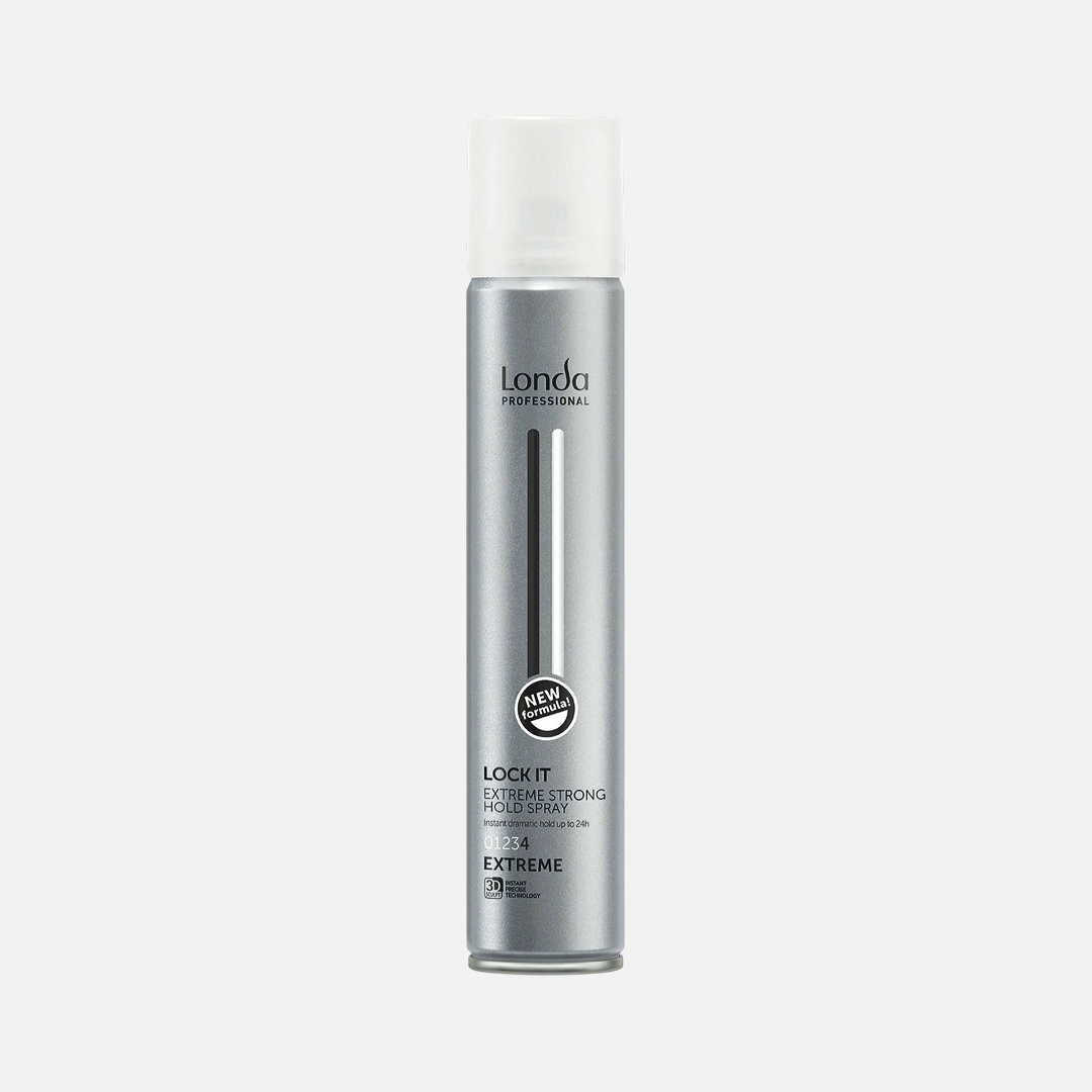 LONDA PROFESSIONAL LOCK IT EXTREME STRONG №4, аэрозольный лак для волос экстремальной фиксации, 250 мл