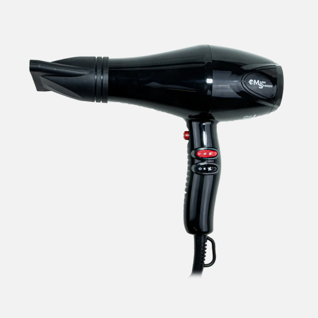 MARK SHMIDT MS8828BLACK, фен для волос 2400Вт, чёрный 2 насадки