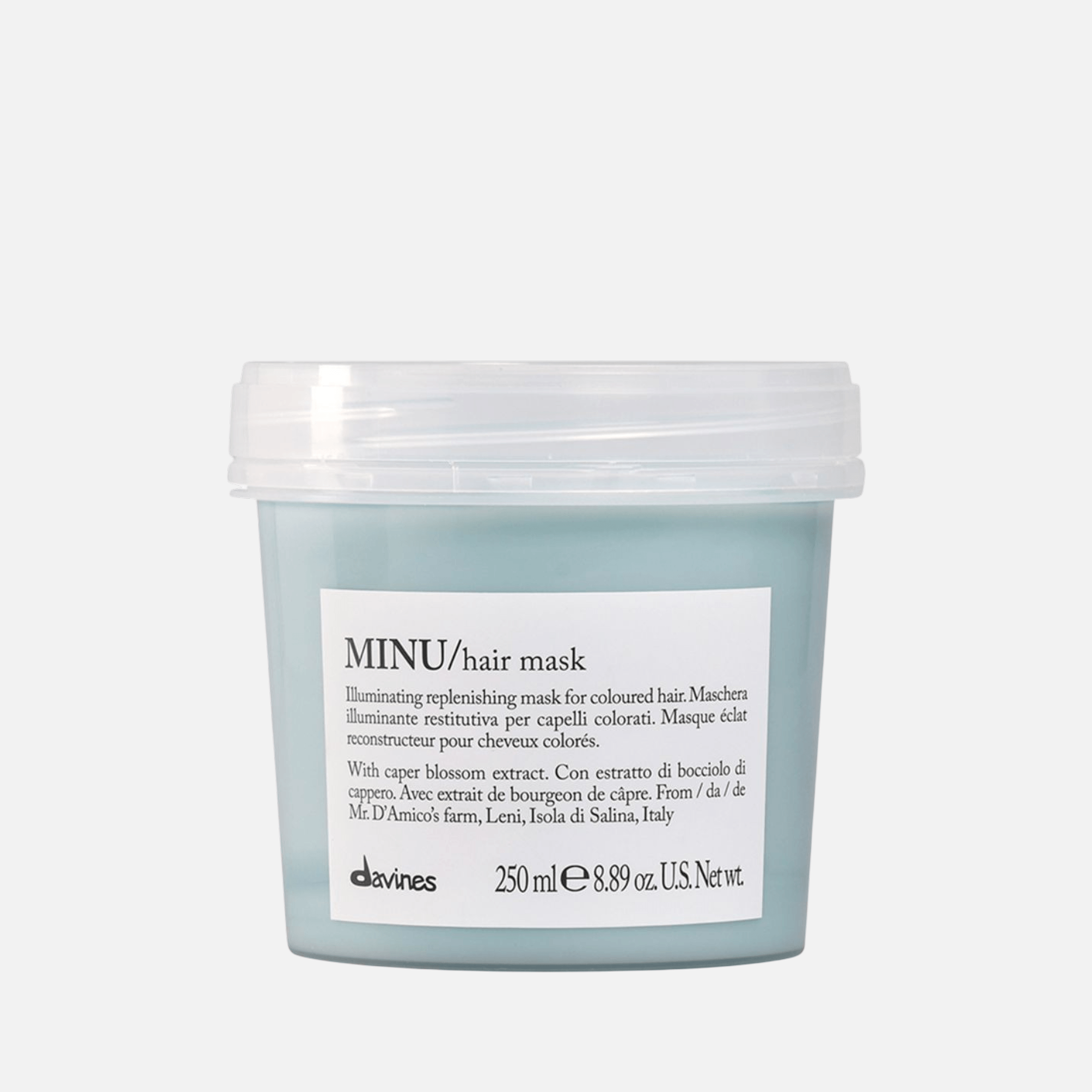 DAVINES MINU, маска восстанавливающая для окрашенных волос, 250 мл
