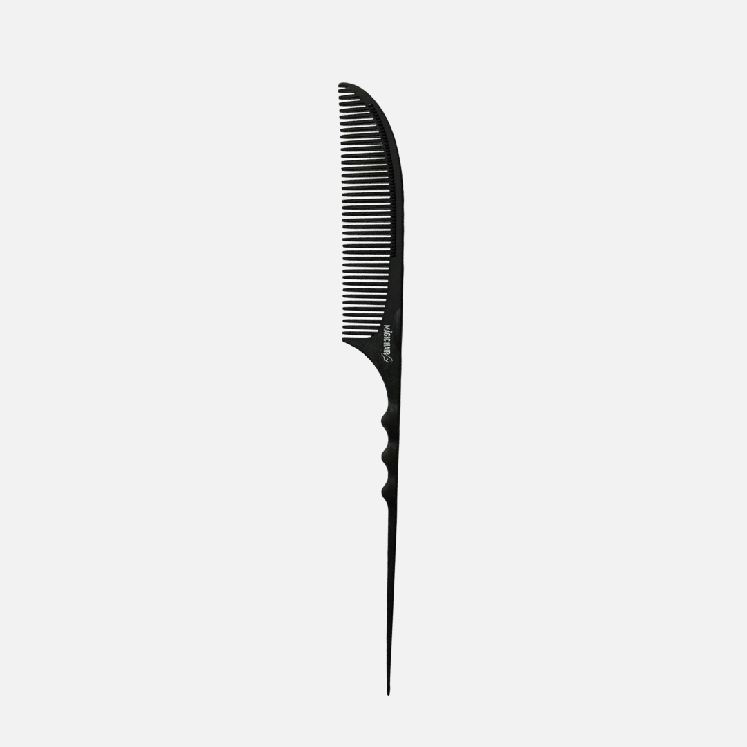 MAGIC HAIR CURL расческа карбоновая с хвостиком