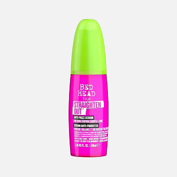 TIGI BED HEAD STRAIGHTEN OUT ANTI FRIZZ,  сыворотка для гладкости и дисциплины локонов, 100 мл
