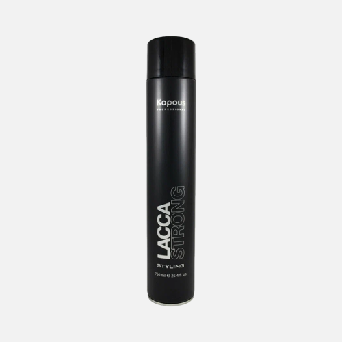 KAPOUS STUDIO PROFESSIONAL LACCA STRONG, аэрозольный лак сильной фиксации, 750 мл