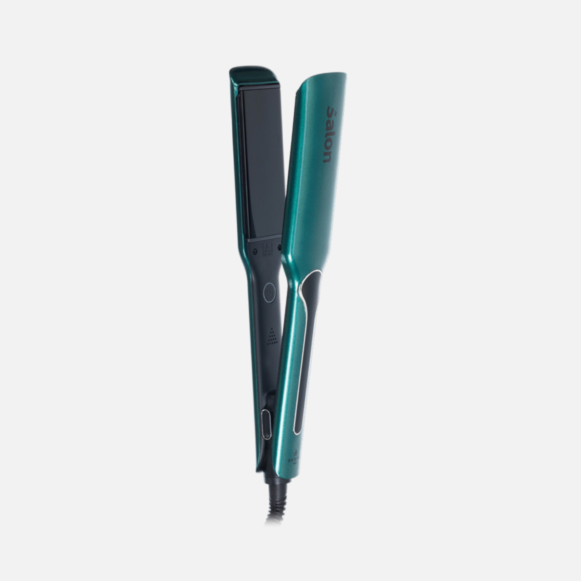 DEWAL PRO SALON 03-7731 Blue, щипцы для выпрямления волос изумруд, 45х100 мм