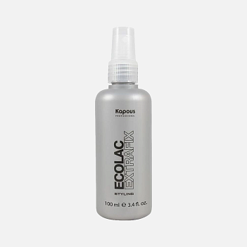 KAPOUS STUDIO PROFESSIONAL ECOLAC EXTRAFIX, жидкий лак для волос сильной фиксации, 100 мл