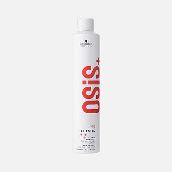 OSiS+ ELASTIC 1, аэрозольный лак для волос слабой фиксации с блеском, 500 мл