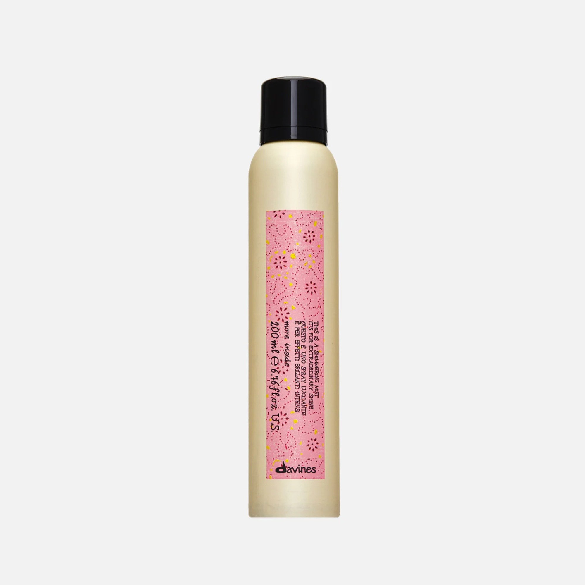 DAVINES MI SHIMMERING, мерцающий спрей для исключительного блеска волос, 200 мл