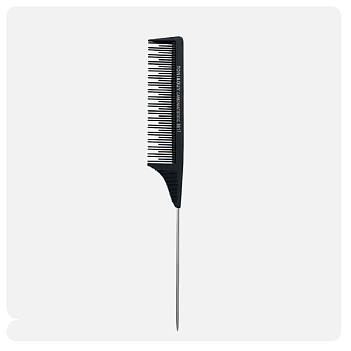 Расческа Toni&Guy с карбоновым антистатическим покрытием с хвостиком, 8617
